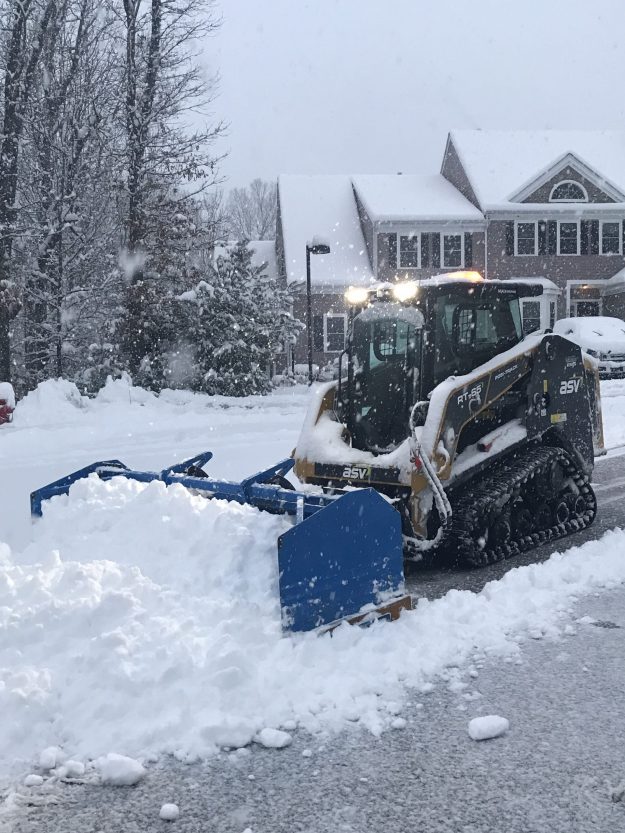 Snow Removal, Snow Plowing and Snow Management for a Commercial Client