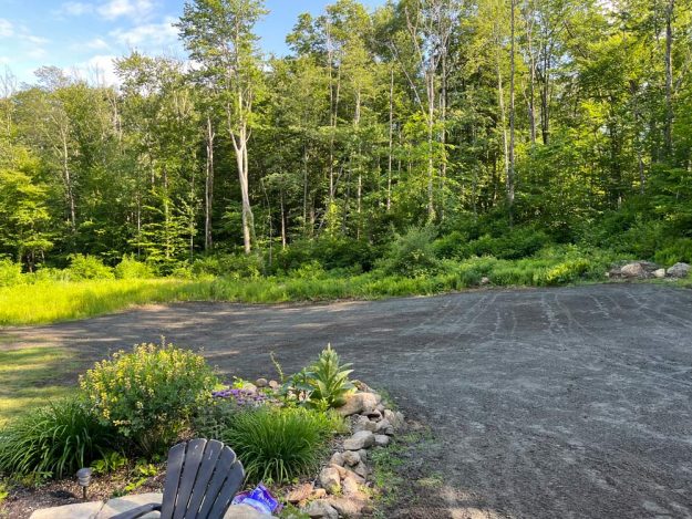 Reliable landscaper near Bedford NH for residential lawn renovation with hydroseeding.