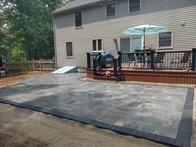 Hardscaping Patio Installation for Residential Client