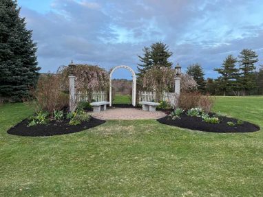 Reliable landscaper near Manchester NH for commercial wedding space.