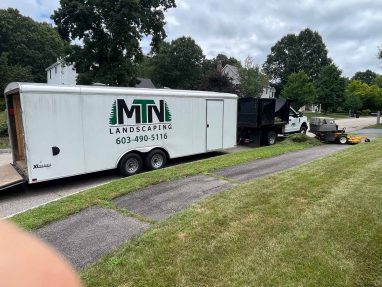 Reliable landscaper for residential lawn mowing services.